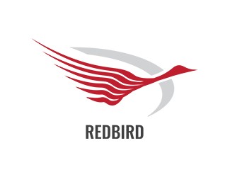 Projekt graficzny logo dla firmy online redbird