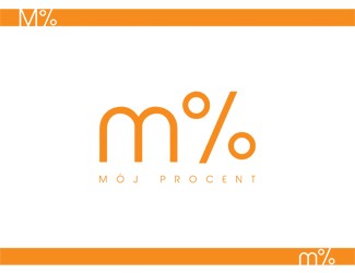 Projekt graficzny logo dla firmy online m% - mój procent