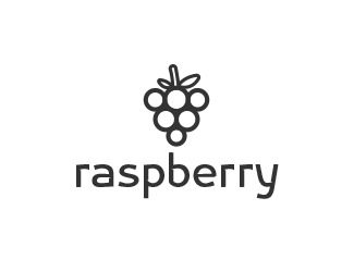 Projekt graficzny logo dla firmy online Raspberry