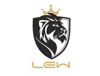 Projekt graficzny logo dla firmy online Lew