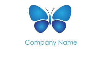 Projekt graficzny logo dla firmy online Motylek