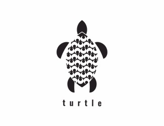 Projekt graficzny logo dla firmy online turtle