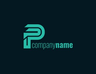 Projekt graficzny logo dla firmy online Litera P