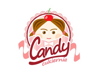 Projekt graficzny logo dla firmy online CANDY cukiernia