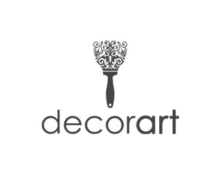 Projekt graficzny logo dla firmy online decor art