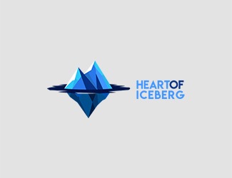Projekt logo dla firmy Serce Lodowca | Projektowanie logo