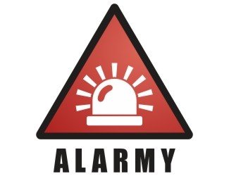 Projekt logo dla firmy Alarmy | Projektowanie logo