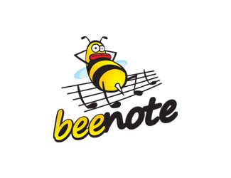 Projekt logo dla firmy Bee Note | Projektowanie logo