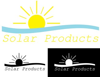 Projekt logo dla firmy Solar Products | Projektowanie logo