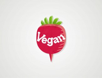 Projekt graficzny logo dla firmy online Vegan
