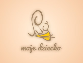 Projekt graficzny logo dla firmy online Moje dziecko