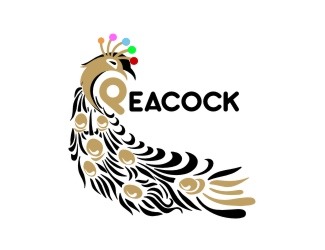 Projekt graficzny logo dla firmy online Peacock