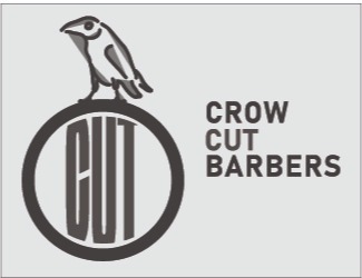 Projekt graficzny logo dla firmy online Crow Cut Barbers
