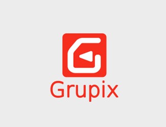 Projekt logo dla firmy Grupix | Projektowanie logo