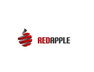 Projekt graficzny logo dla firmy online redapple