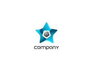 Projekt graficzny logo dla firmy online gwiazda