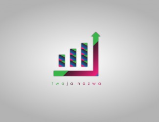 Projekt graficzny logo dla firmy online colours