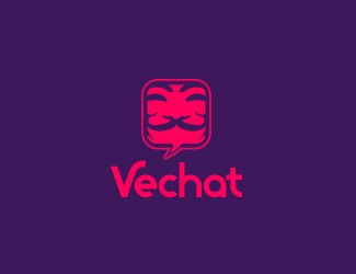 Projektowanie logo dla firm online Vendetta Chat