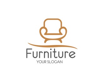 Projekt graficzny logo dla firmy online Fotel