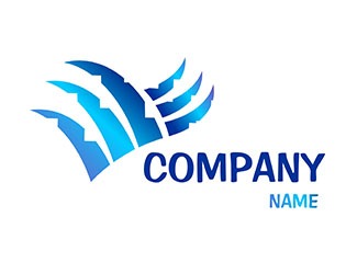 Projekt graficzny logo dla firmy online Bluuuue