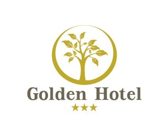 Projekt graficzny logo dla firmy online Golden hotel