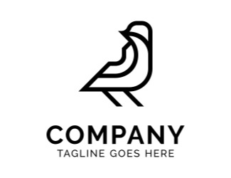 Projekt graficzny logo dla firmy online Raven