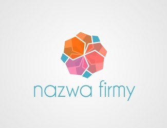 Projekt graficzny logo dla firmy online geometric