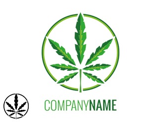 Projekt graficzny logo dla firmy online konopia