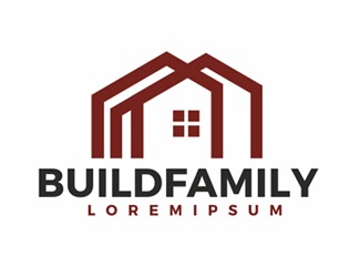 Projekt graficzny logo dla firmy online BuildFamily