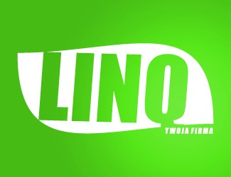 Projekt graficzny logo dla firmy online Linq ekologicznie