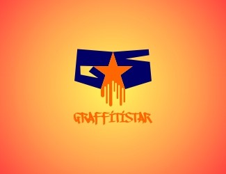 Projekt logo dla firmy graffitistar | Projektowanie logo
