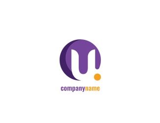 Projekt logo dla firmy litera U | Projektowanie logo