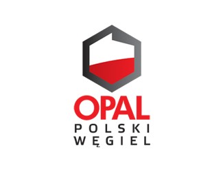 Projekt logo dla firmy OPAL - polski węgiel | Projektowanie logo