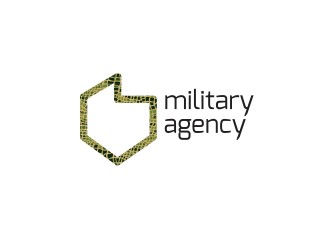 Projekt graficzny logo dla firmy online militaryagency