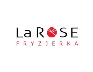 Projekt graficzny logo dla firmy online Róza fryzjerka