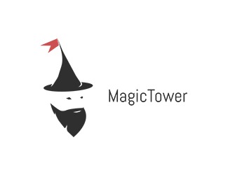 Projektowanie logo dla firm online Magiczna Wieża