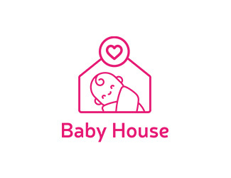 Projekt graficzny logo dla firmy online Baby House