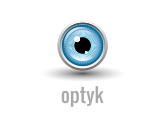 Projekt logo dla firmy optyk okulista  | Projektowanie logo