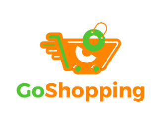 Projekt graficzny logo dla firmy online Go Shopping