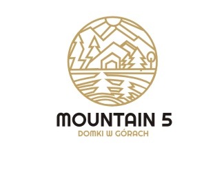 Projekt graficzny logo dla firmy online Mountain5