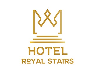 Projekt graficzny logo dla firmy online Hotel Royal Stairs