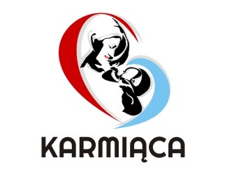 Projekt graficzny logo dla firmy online Karmiąca