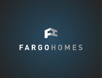 Projekt logo dla firmy FargoHomes | Projektowanie logo