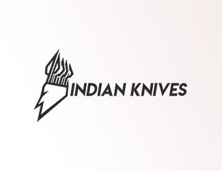 Projektowanie logo dla firmy, konkurs graficzny Indiańskie Noże