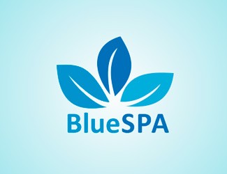 Projekt logo dla firmy BlueSPA | Projektowanie logo