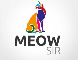Projekt graficzny logo dla firmy online meow_sir