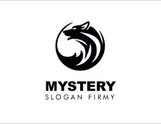 Projekt graficzny logo dla firmy online mystery wolf