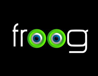 Projekt graficzny logo dla firmy online FROG ŻABA