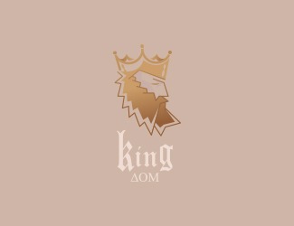 Projekt graficzny logo dla firmy online kingdom