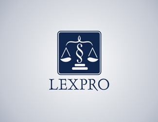 Projekt logo dla firmy LEXPRO | Projektowanie logo